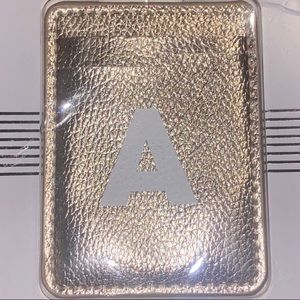 Back Of Phone Monogram (A) Card Holder